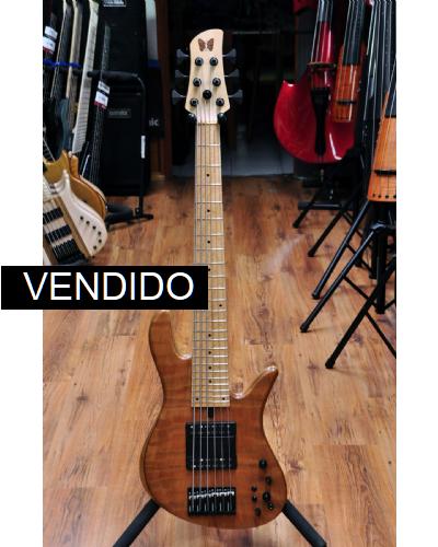 Fodera Emperor Doctorbass Edition 2023 6 string Maple board-Figured Redwood top
